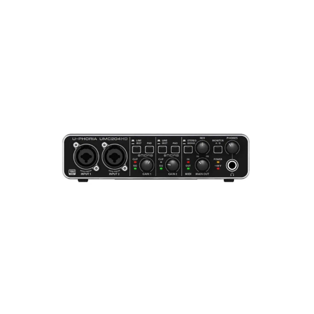 Audio Interface - Harici Ses Kartı Kayıt Cihazı 2x4,24-Bit/192