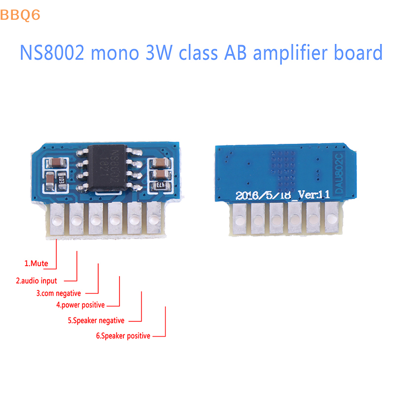 Audio Amplifier Board - 1/2/5 Adet DC 3V 3.7V 5V