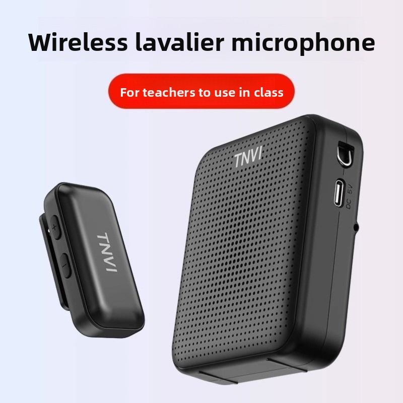 Ribbon Microphone - TNVI M2S 2.4G Kablosuz Yaka Mikrofonu