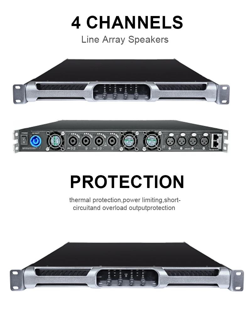 Class D Amplifier - TLF PFA12KLedProfesyonel Ses Ekipmanları AC 85V-260V