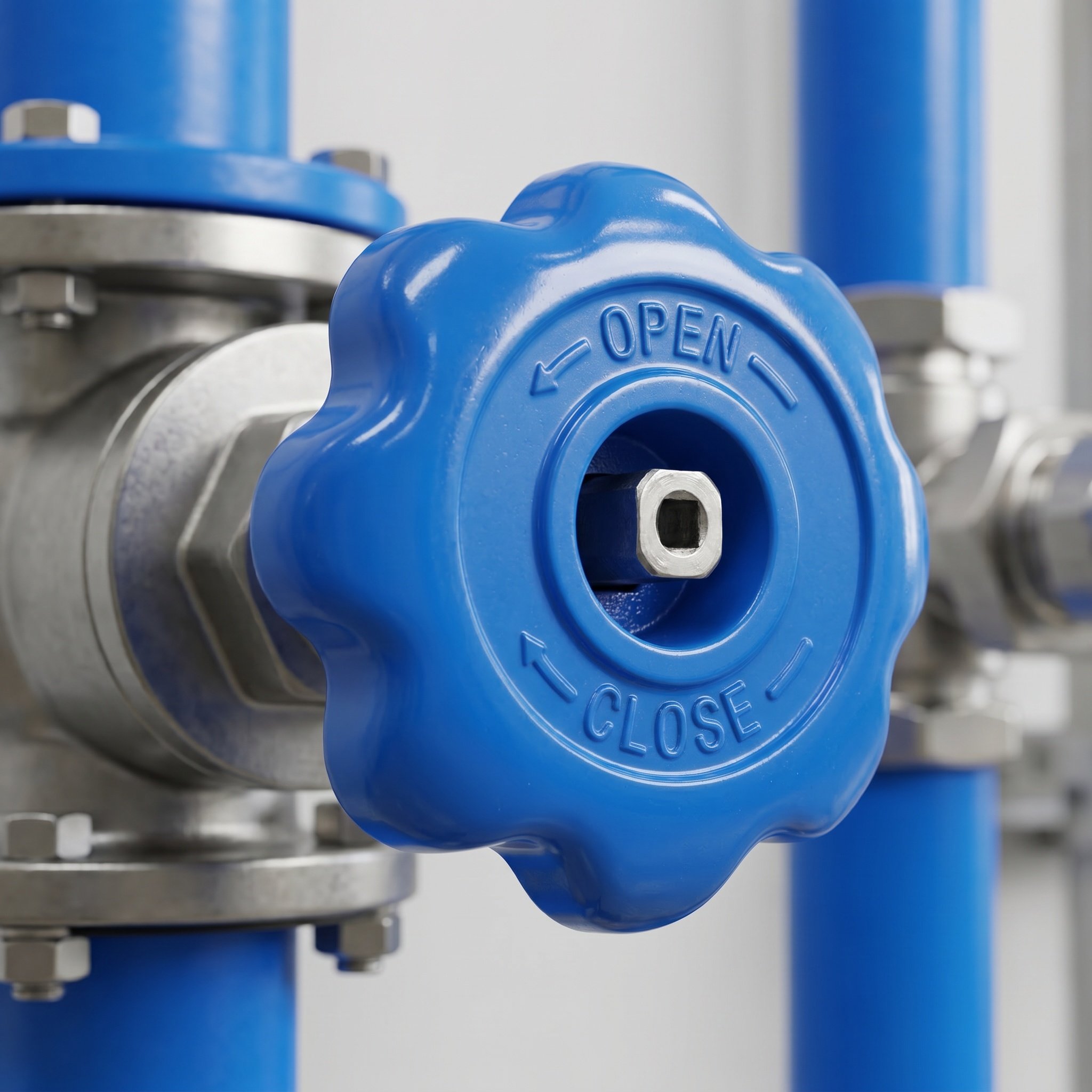 Knob Aluminum - 6 Adet Gaz Tüpü Valf Düğmesi,