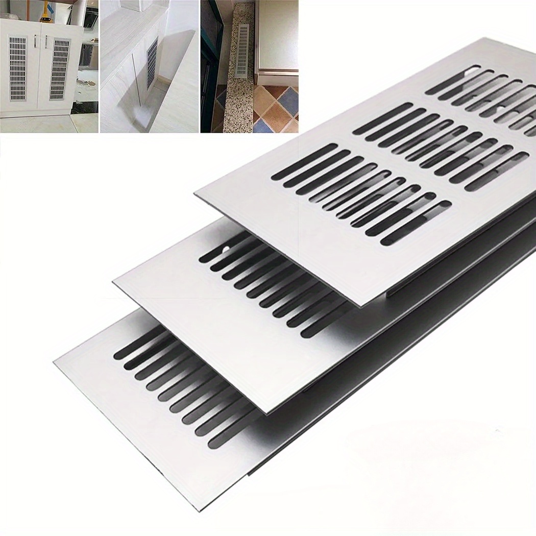Ventilation Grille Aluminum - 2 adet 80mm Havalandırma Izgarası Alüminyum