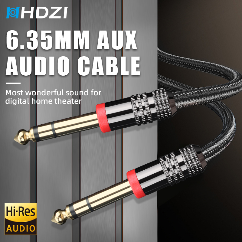Trs Cable - 6.35mm TRS Gitar Kablosu Stereo Ses