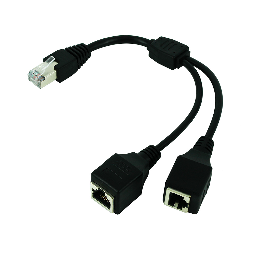 Rj45 Jack - 1 ila 2 RJ45 LAN Splitter