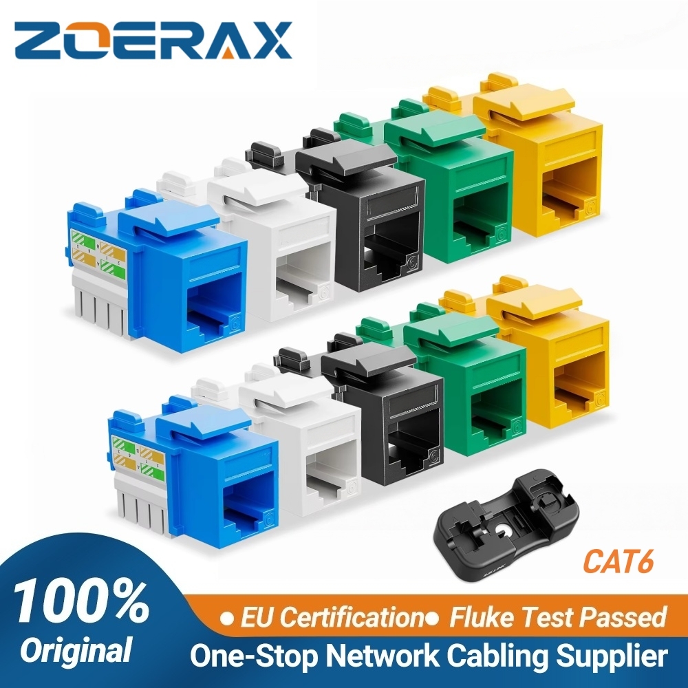 Rj45 Jack - ZoeRax 10'lu Paket RJ45 Keystone Jakı,