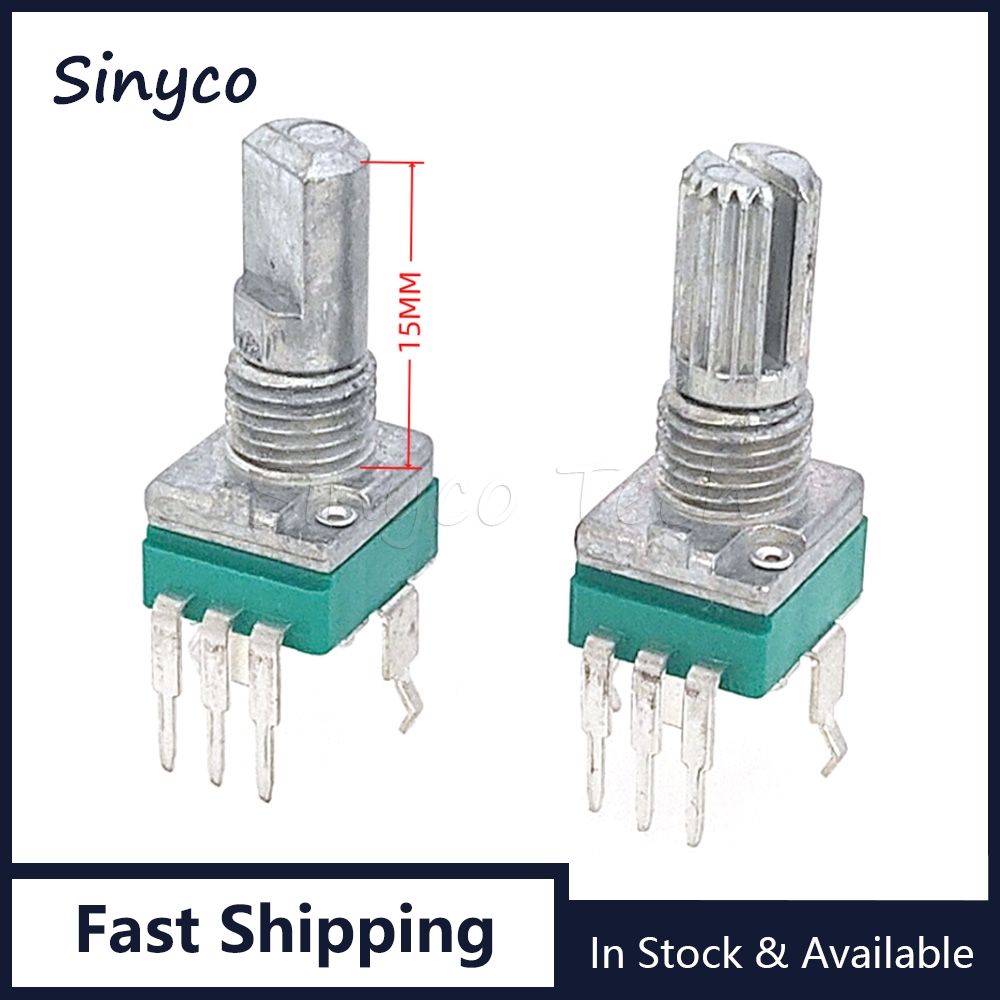 Potentiometer 10K - 5 adet RK097 tipi tek dikey