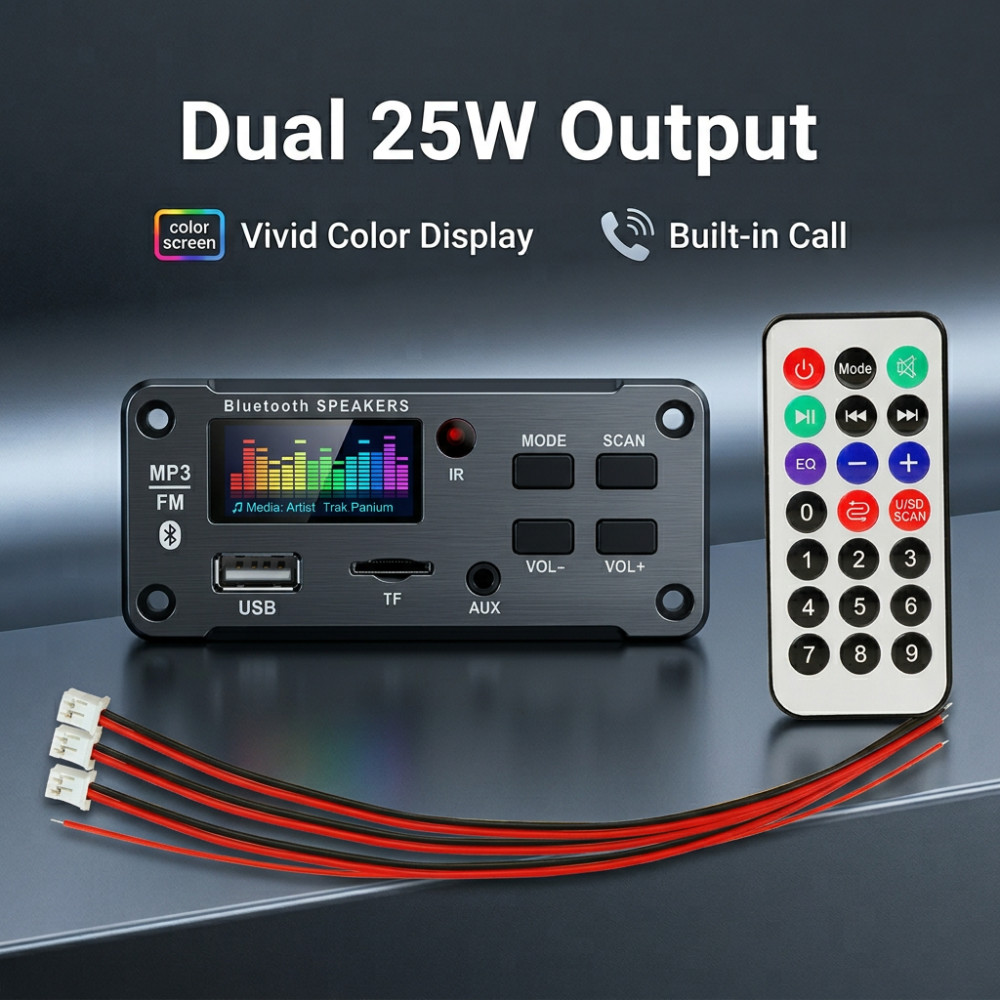 Volume Control Board - 50W Amplifikatör Bluetooth MP3 WMA WAV
