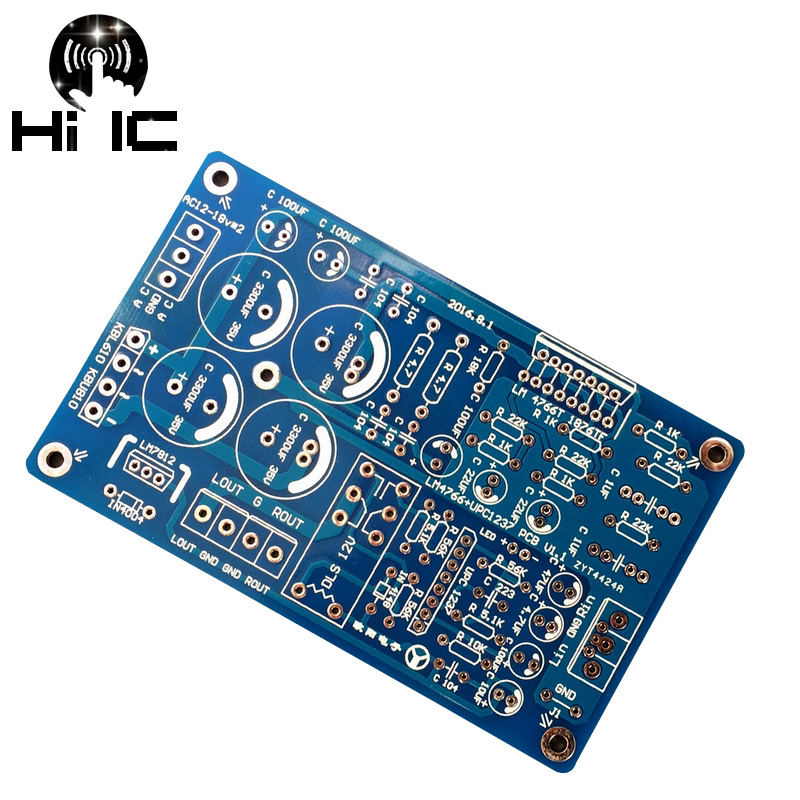 Audio Amplifier Board - LM766 LM1876 Stereo güç amplifikatörü kurulu