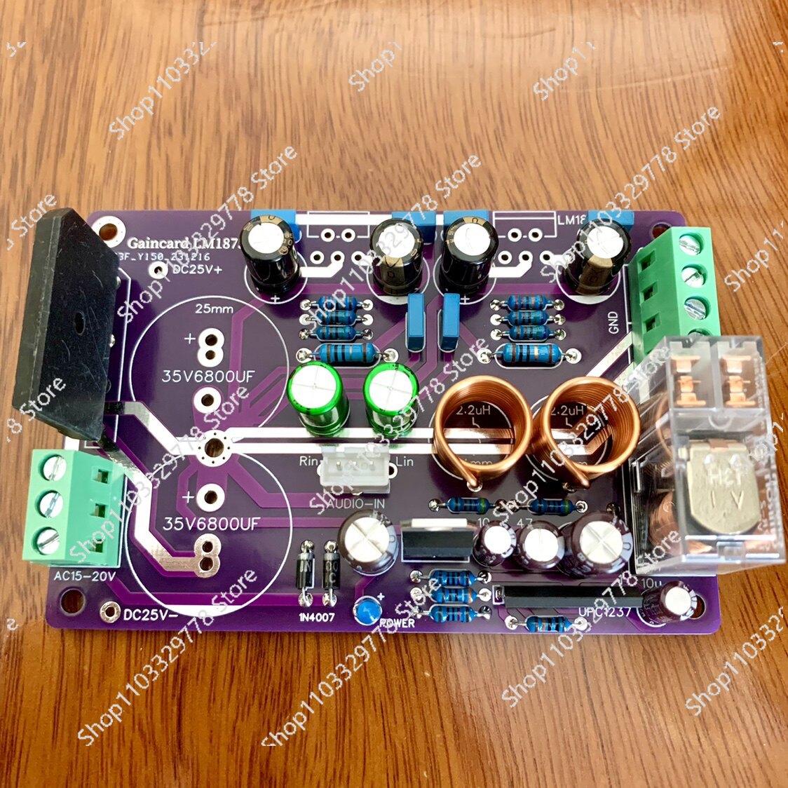 Hifi Amplifier Board - Yeni revize edilmiş seri GC versiyonu