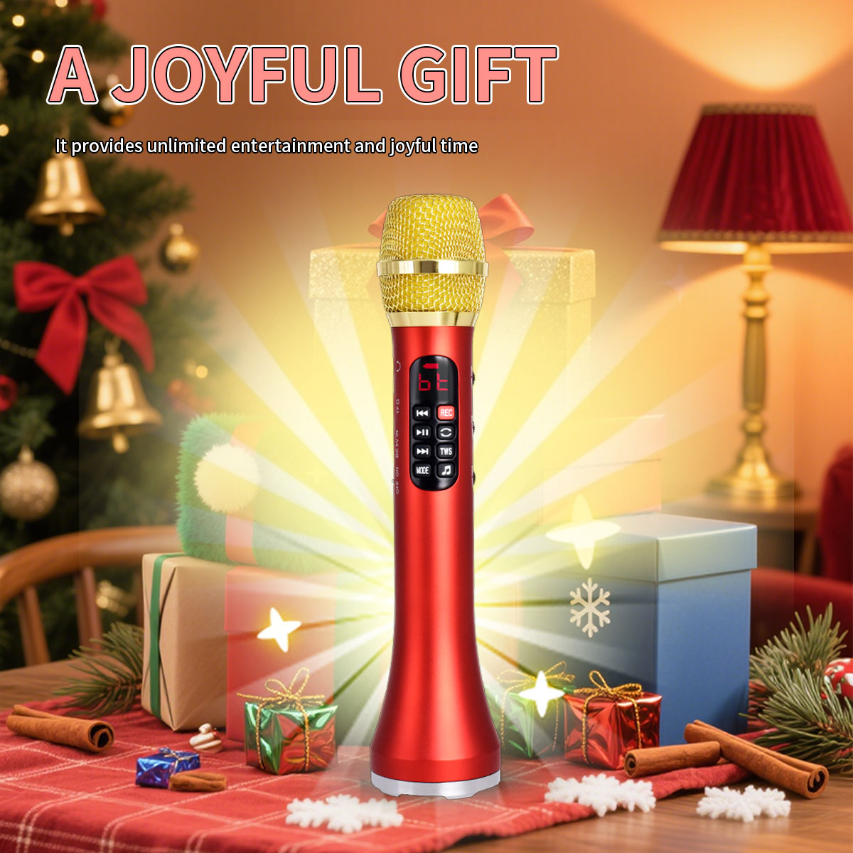 Condenser Microphone Kit - 1 Adet 28cm 25W/Adet Karaoke Mikrofon
