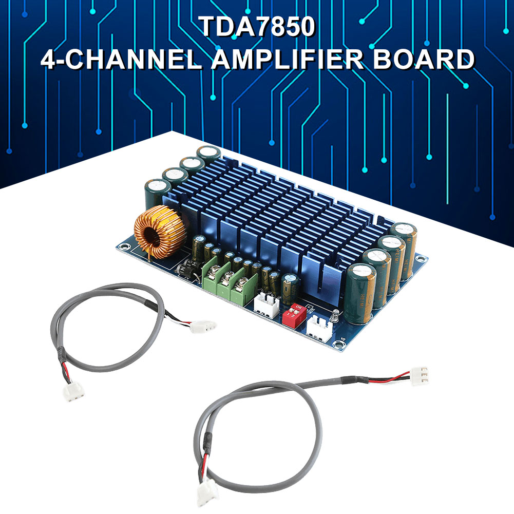 XH-M180 TDA7850 Stereo Yüksek  - Audio Amplifier Board incelemesi ve fiyatı