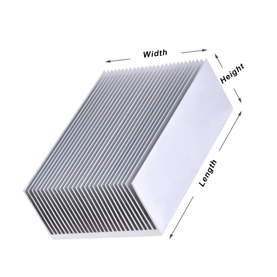 50x60x26mm — 300x60x26mm Yükse - Heatsink Aluminum incelemesi ve fiyatı