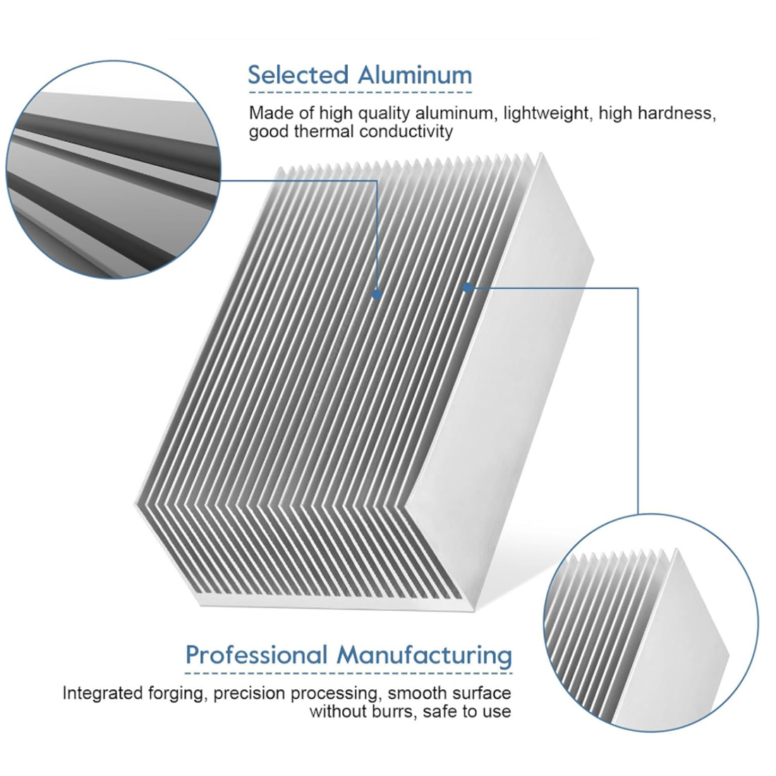 50x60x26mm — 300x60x26mm Yükse - Heatsink Aluminum incelemesi ve fiyatı