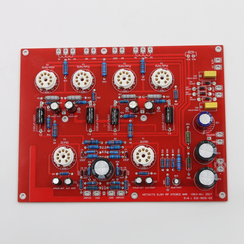 HiFi EL84+ECF80 Stereo Push Pu - Hifi Amplifier Board incelemesi ve fiyatı