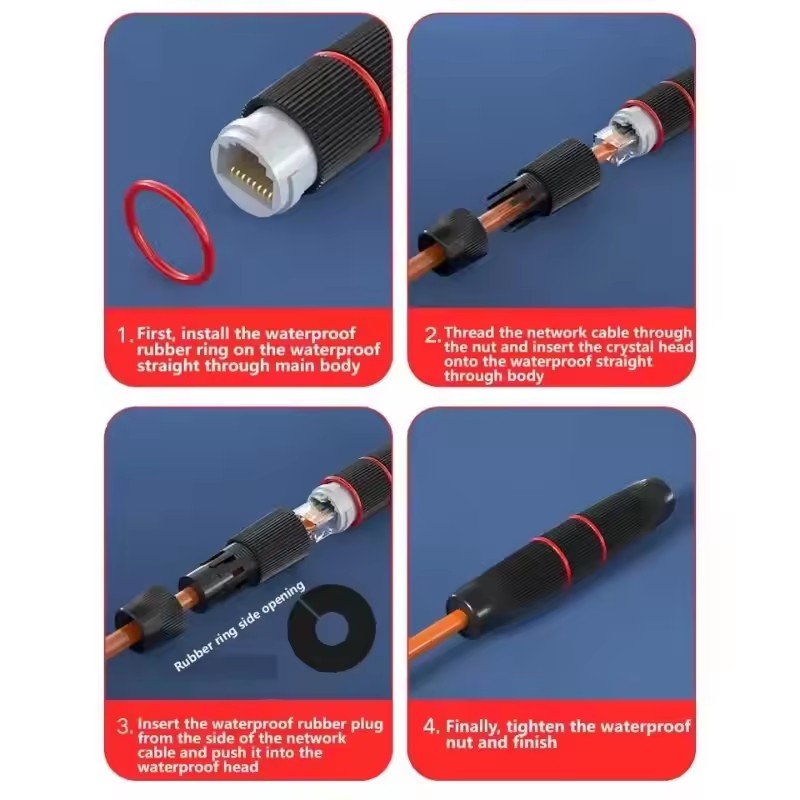 Su geçirmez RJ45 Bağlayıcı Diş - Rj45 Jack incelemesi ve fiyatı