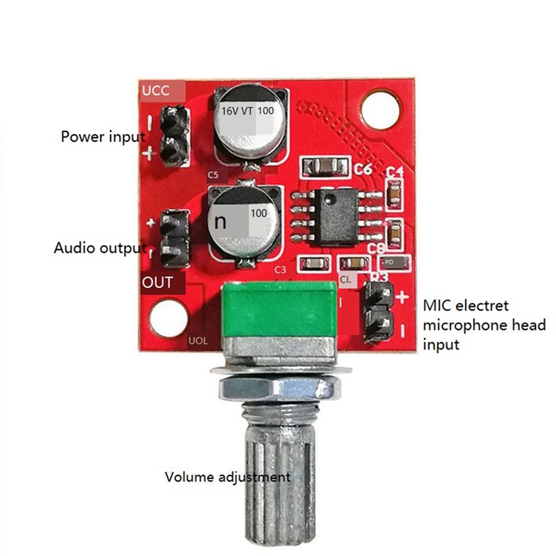 -[A51I Digital]LM386 Elektret  - Audio Amplifier Board incelemesi ve fiyatı
