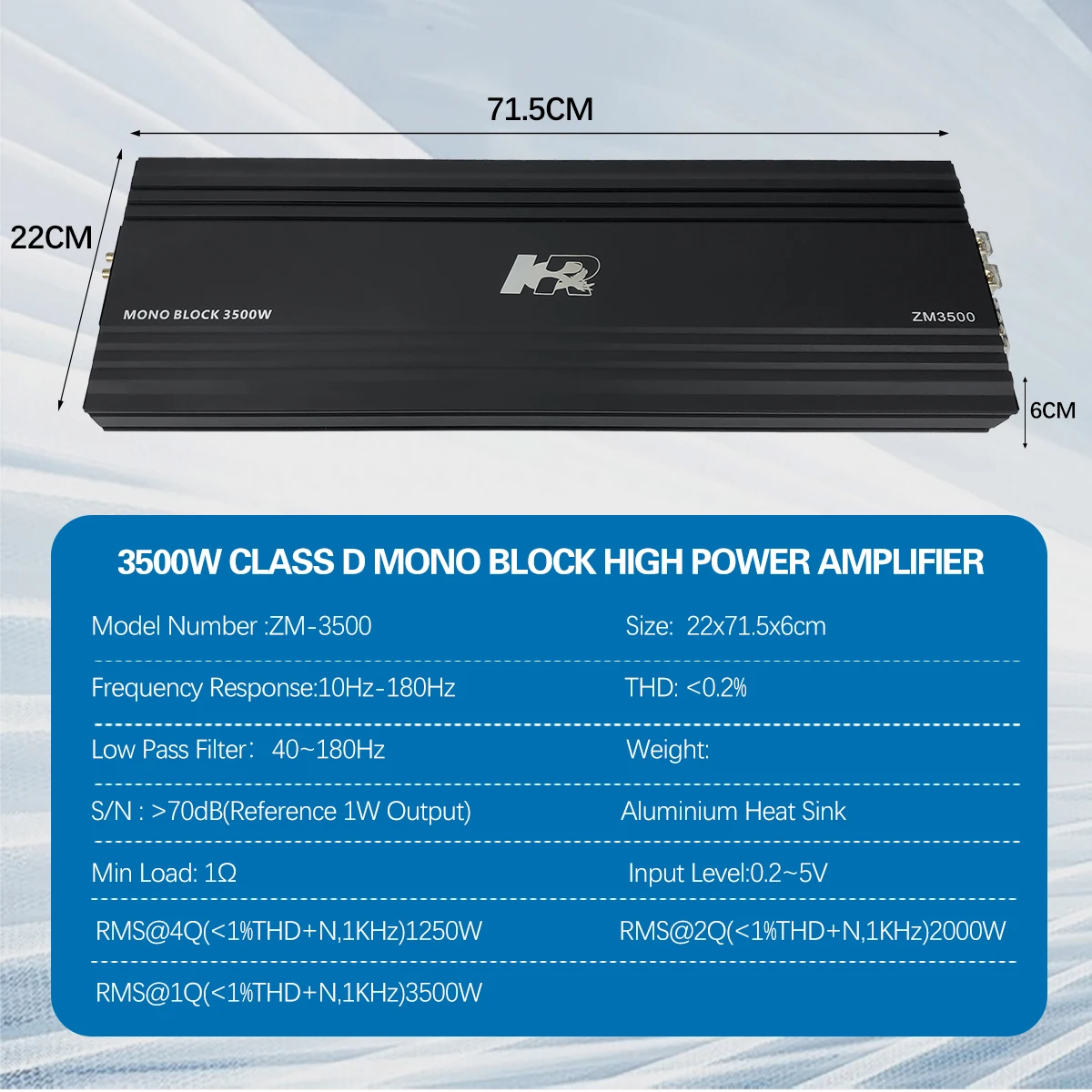2026 Zeming Audio ZM-3500 Mono - Class D Amplifier incelemesi ve fiyatı