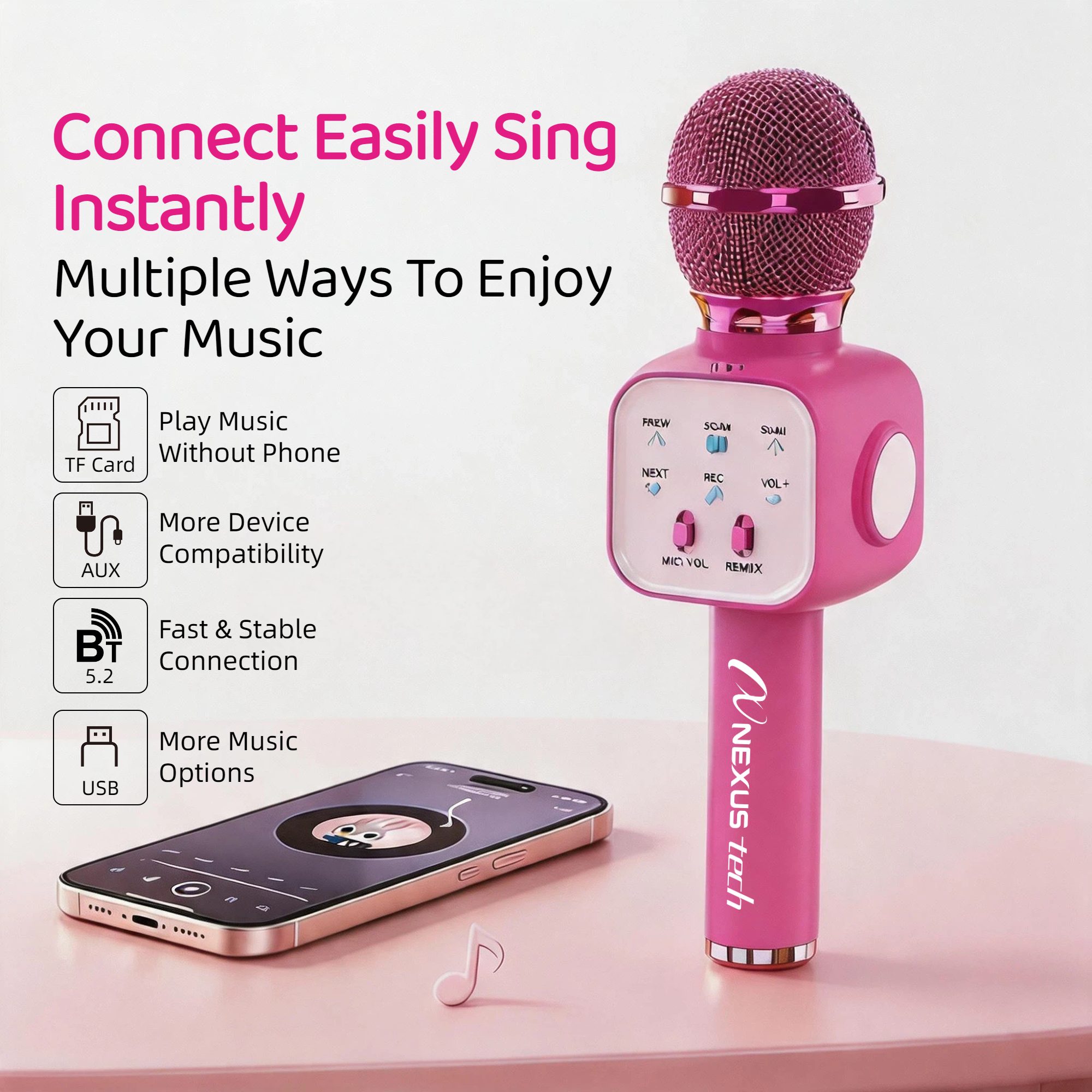 Kablosuz Bluetooth 5.2 Karaoke - Condenser Microphone Kit incelemesi ve fiyatı