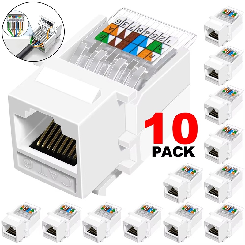 10 adet Cat6 RJ45 Ağ Modülü Ke - Rj45 Jack incelemesi ve fiyatı