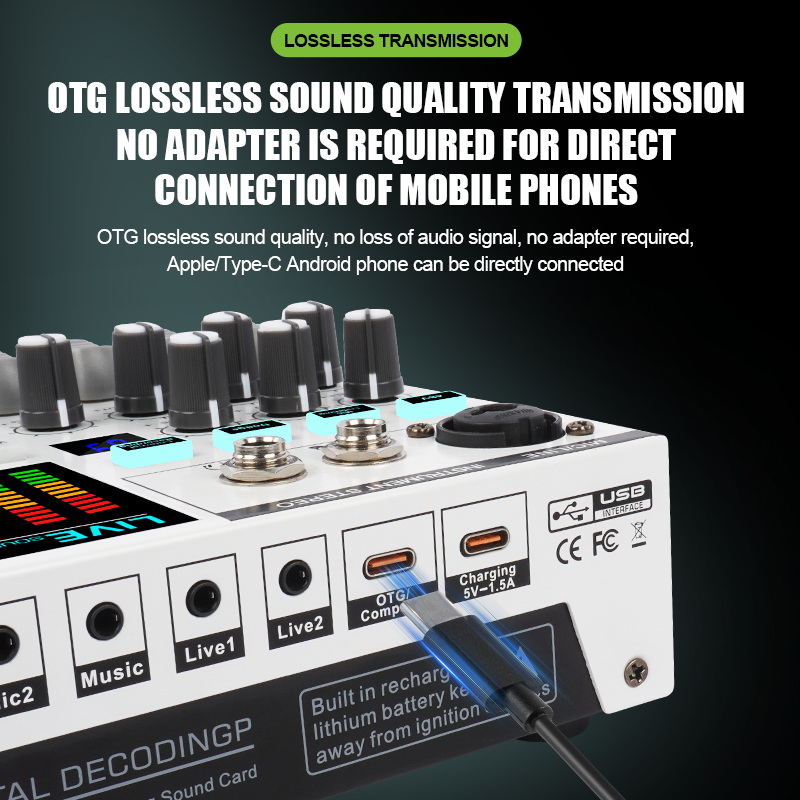 U68 Kablosuz Mikrofonlu RGB Mi - Audio Interface incelemesi ve fiyatı