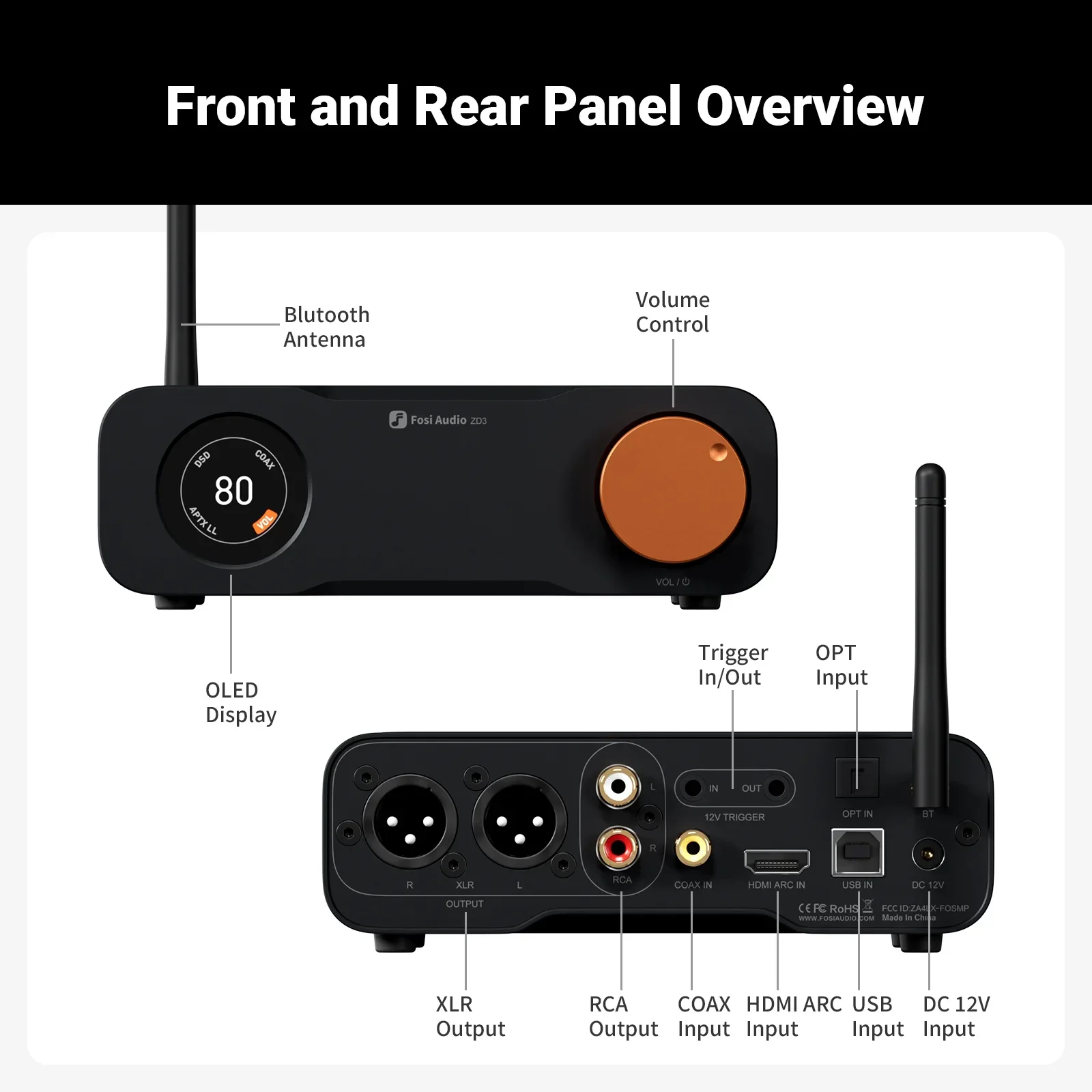 Fosi Audio ZD3 Mavi Tam Dengel - Audio Dac incelemesi ve fiyatı