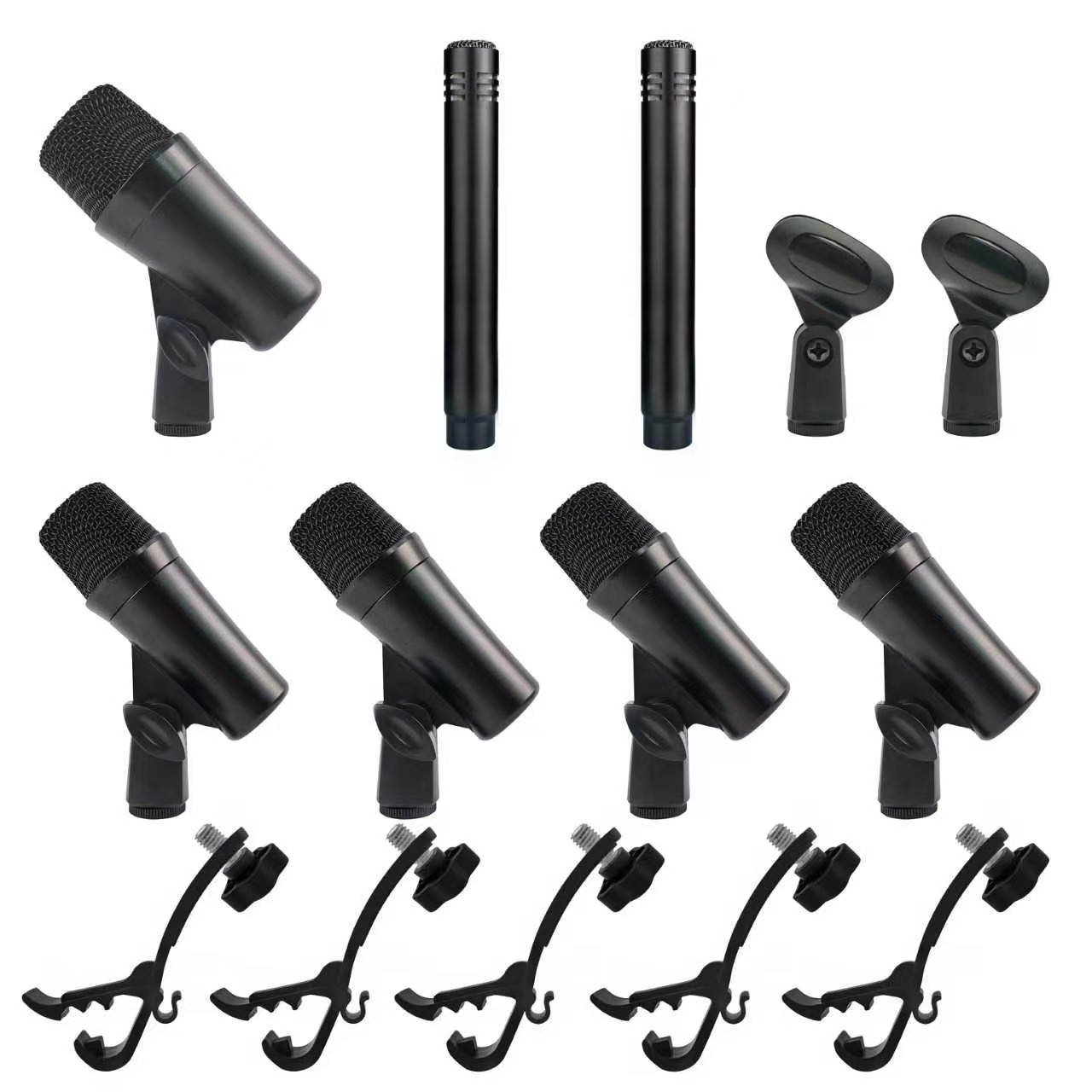 7 Parçalı Davul Mikrofon Seti, - Condenser Microphone Kit incelemesi ve fiyatı
