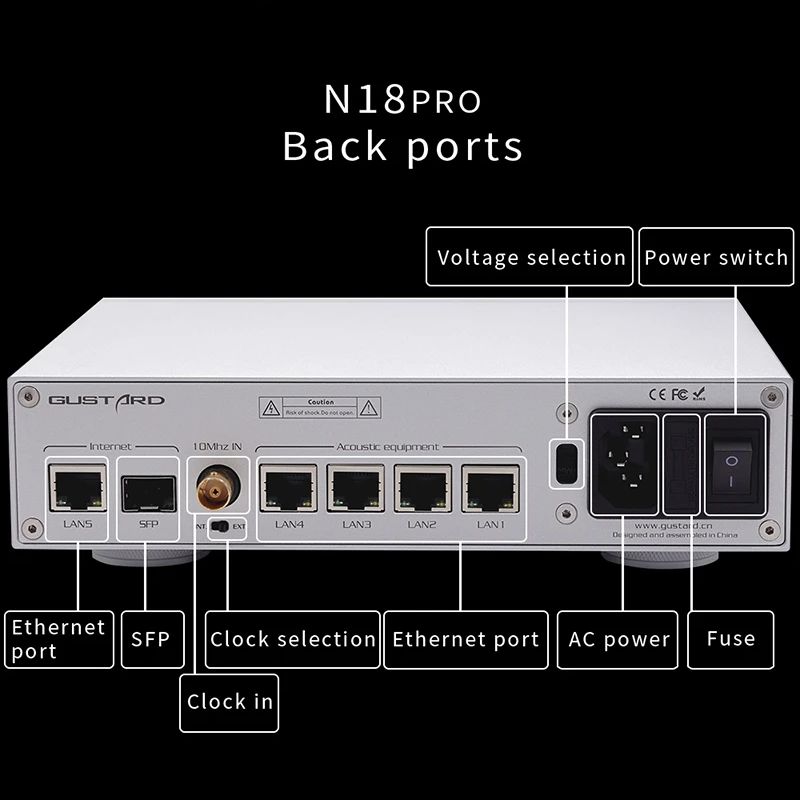Gusfp N18 N18pro ağ Ethernet a - Audio Interface incelemesi ve fiyatı