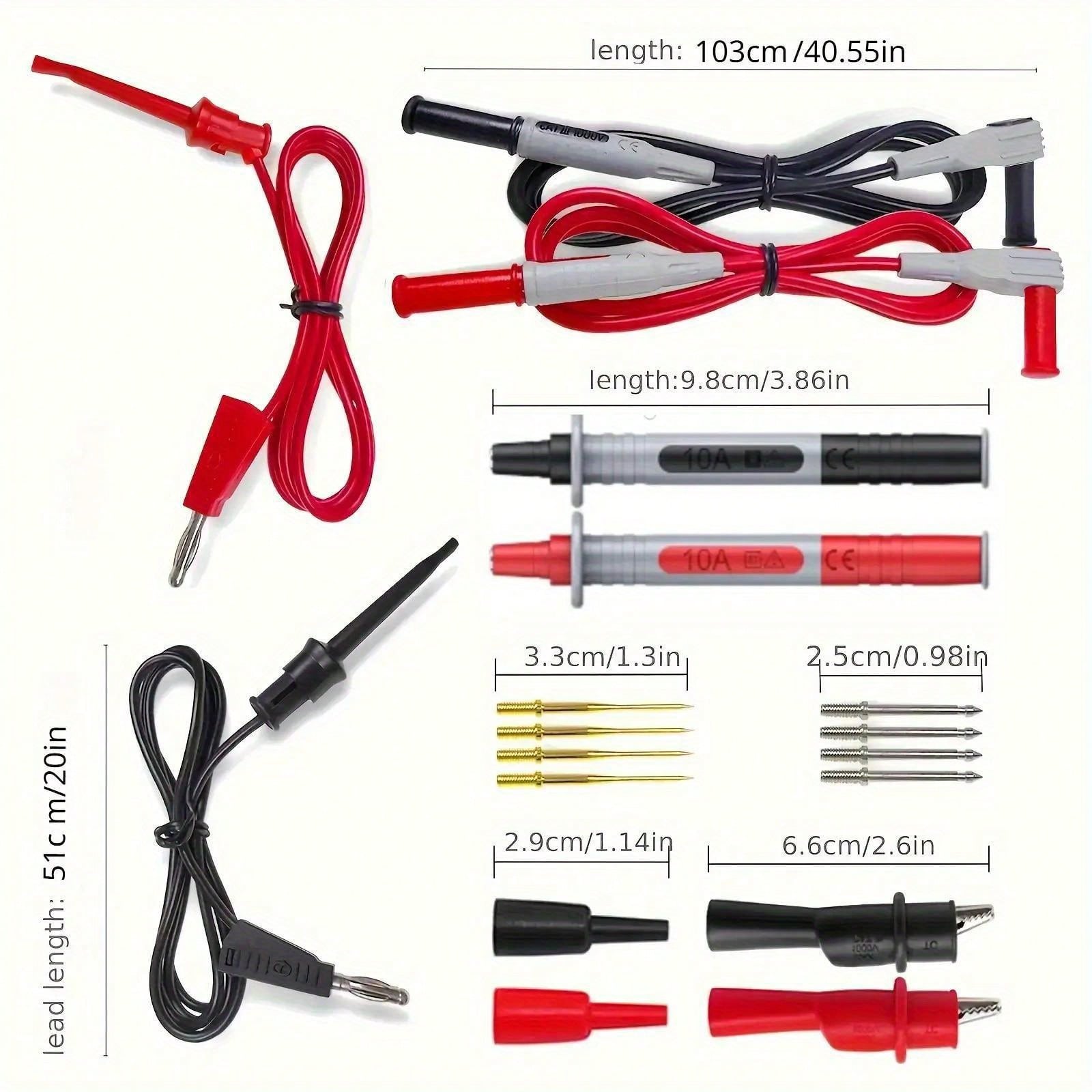 18 adet P1308B Test Ucu Kiti 4 - Banana Plug incelemesi ve fiyatı