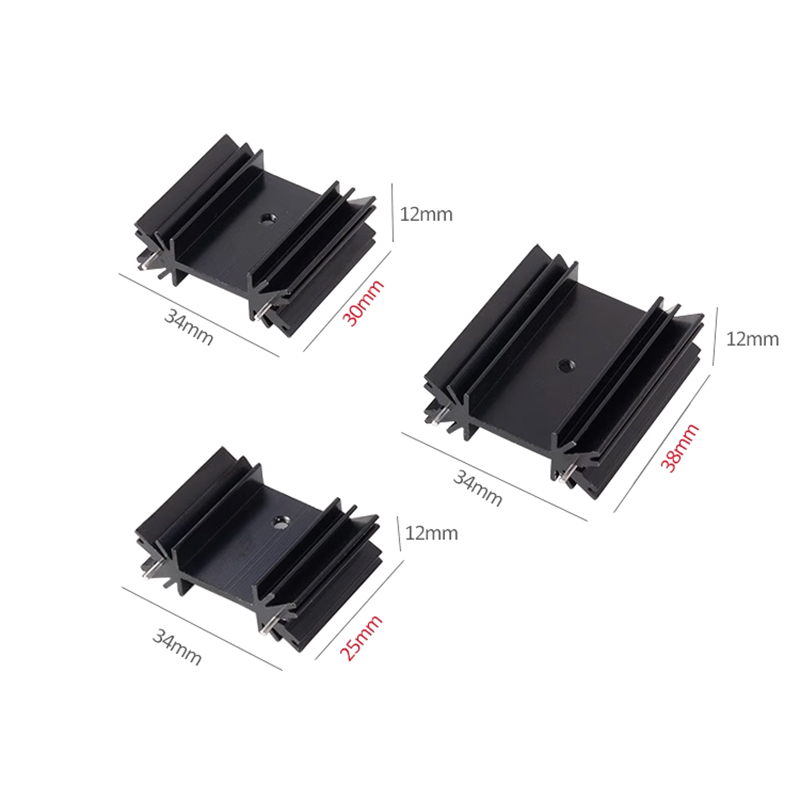 5 adet TO-220 Triode MOS Trans - Heatsink Aluminum incelemesi ve fiyatı